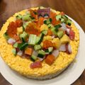 marororon's cooksnap of when they made 簡単✤ちらし寿司ケーキ　Xmas❦誕生日.
