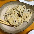 ｈａｌ：）w's cooksnap of when they made レンジで簡単☆れんこんの梅マヨサラダ。.