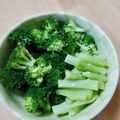 なまちょこれいと's cooksnap of when they made ブロッコリーはフライパンと塩麹で蒸し茹で.