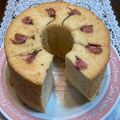 悠愛らぶ☆'s cooksnap of when they made 桜・香味シフォンケーキ２.