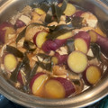 クック5UCPX5☆'s cooksnap of when they made ✽さつまいもと油揚げの煮物✽.