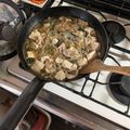 セブン克明's cooksnap of when they made 小松菜でさっぱり肉豆腐♪簡単煮こみ5分.