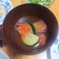 山ばあば's cooksnap of when they made トマトとズッキーニの冷製コンソメスープ.
