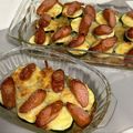クックRacsa's cooksnap of when they made ズッキーニとウインナーのチーズ焼き.