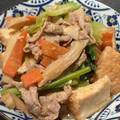 クックM6DK2O☆'s cooksnap of when they made 母の味♪ 厚揚げと小松菜の炒め煮✿.