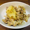 shogopapa's cooksnap of when they made じゃがいもと玉ねぎのチーズマスタードあえ.
