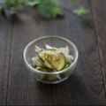 まろんかふぇ's cooksnap of when they made ズッキーニと新玉ねぎのワサビ鰹節和え.