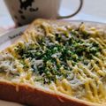 umi☆neco's cooksnap of when they made 朝食に♡しらすマヨトースト♡.