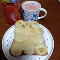 よちりん's cooksnap of when they made ｡ஐ｡完熟バナナＷチーズトースト｡ஐ｡.