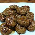 YCHキッチン's cooksnap of when they made 生姜が香る豚挽き肉でふんわり甘辛つくね♡.