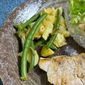 ankotetu's cooksnap of when they made いんげんじゃが芋チーズ炒めカレー味.