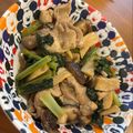 ブルちゃん☆'s cooksnap of when they made 豚肉とエリンギのガリバタ醤油炒め.