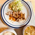 mack♪♪♪'s cooksnap of when they made 厚切り豚ロースのポークソテー♪.