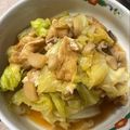 my7033's cooksnap of when they made キャベツ×油揚げ 煮びたし.