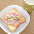 ﾋﾟﾛﾐ♡'s cooksnap of when they made 朝食に☆ハムマヨトースト.