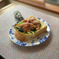 キンプリ's cooksnap of when they made ほうれん草✕キムチのトースト.