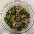 ぷーちゃんだいすき's cooksnap of when they made ピーマンと豚小間肉の塩昆布和え.