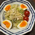 みぃちゃっ！'s cooksnap of when they made 春キャベツとゆで卵の塩だれサラダ.