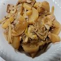 ビビとさっちん's cooksnap of when they made あめ色で美味しい♥大根と豚肉の煮物.