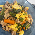 ゆ、か、り、's cooksnap of when they made 豚肉とにらとたまごの中華風炒め.