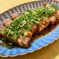 サラ・コナ〜's cooksnap of when they made なんちゃってステーキ✾高野豆腐の肉巻き.