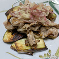 Mmeいくこ's cooksnap of when they made 豚肉と茄子のフライパン焼き！薬味のせ♪.