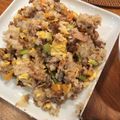 こうぎー's cooksnap of when they made 豚ひき肉と小松菜のチャーハン.
