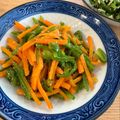 ポメちょん's cooksnap of when they made 離乳食完了期　にんじんピーマンのきんぴら.