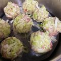 春巻's cooksnap of when they made キャベツたっぷりシュウマイ風.
