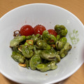 kyoshi0129's cooksnap of when they made 皮まで丸ごと美味しいそら豆ガーリック炒め.