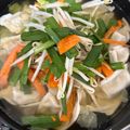 華恋ෆ‪'s cooksnap of when they made 超簡単で美味しい！絶品餃子鍋【もつ鍋風】.