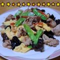 maruball's cooksnap of when they made 王将風☆肉と玉子のいりつけ【ムーシーロー.
