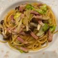 MHR2mama's cooksnap of when they made キャベツとベーコンの和風パスタ.