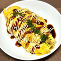 にきけん's cooksnap of when they made 焼きそばのかくれんぼ（オムそば）.