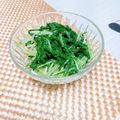 めみたん☆'s cooksnap of when they made ピリッとおいしい☆水菜のおひたし.