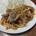 ばたみそーぱん☆'s cooksnap of when they made 低糖質でヘルシー＊豆腐干と豚肉の生姜焼き.