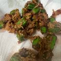 L.R's cooksnap of when they made オクラの唐揚げ♪簡単で美味しい♡.