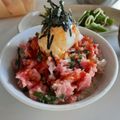 くっくペタ's cooksnap of when they made 〜ユッケ仕立ての韓国風ネギトロ丼〜.