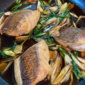 カラリとハレル's cooksnap of when they made 鯛の煮付け.