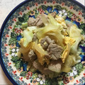 こたこた's cooksnap of when they made 豚こまとキャベツの旨塩炒め.