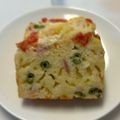 メルとモモタロウ's cooksnap of when they made 離乳食にも★野菜たっぷり米粉のケークサレ.