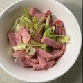 Ruriluru's cooksnap of when they made 千切りレタスとハムのサラダ.