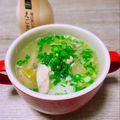 のんべぇヒロ's cooksnap of when they made 鶏手羽元とにんにくのあったかスープご飯☆.