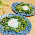 ルパンのかあさん☆彡's cooksnap of when they made ほうれん草の巣ごもり風目玉焼き✨.
