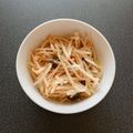 WOODs´'s cooksnap of when they made レンジで☆我が家のやみつき辛もやし.