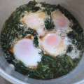 えりきゃんでぃ's cooksnap of when they made あと1品に☆ほうれん草の巣籠もり卵.