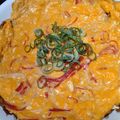 ナーちゃん's cooksnap of when they made フライパンでそのまま♪カニカマでカニ玉.