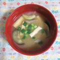 mmameco's cooksnap of when they made 茄子と大根と油揚げの味噌汁.