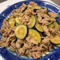 とりけらとっぷす's cooksnap of when they made 夏バテ解消！ズッキーニと豚の甘酢炒め.