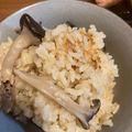 もりっこかふぇ's cooksnap of when they made ヒラタケご飯♪キノコご飯おいしく炊くコツ.